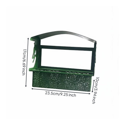 Vintage Window Style Bird Feeder Weather Resistant Wall Mount Bird Tray Garden Decor for Backyard