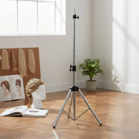 Professional Grade Hairdressing Training Head Stand Sturdy Construction Mannequin Head Tripod Stand Cosmetology Mannequin Tripod for Cosmetologists