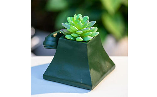 Creative Design Retro Telephone Succulent Pot Multi-Functional Vintage Telephone Planter Resin Material House Decoration Hand-Painted for Desktop
