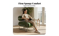 Pillow Rear Armchair Modern-Period Design Single Sofa Nordic Design Long-Lasting Frame for Homeowners, Balcony, Bedroom
