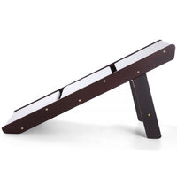 Foldable Wooden Pet Stairs 3-Step Non-Slip Dog Ladder for Bed Sofa Universal Pet Steps