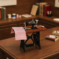 Dollhouse Stitching Apparatus with Accessories Realistic Miniature Stitching Apparatus Authentic