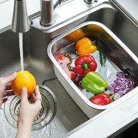 Japanese Style 304 Stainless Steel Multi-Purpose Colander and Frying Basket