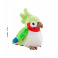 Parrot Stuffed Toy Gift Idea Parrot Stuffed Cute Decor for Desk