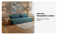 Sectional cube Sofa rustic simplicity appearance Multi-Piece Configurable Sofa Minimalist and aesthetic Living Room Seating for Renters, spacious layout Space, Studio, Office