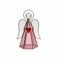 acrylic Candle Holder Artisanal Appearance Present Angel Candle Holder for Tabletop