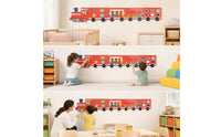 Educational Wooden Wall Busy Board Interactive Wooden Activity Board Child-Centered Wall Activity Toy for Toddlers, Playroom, Classroom