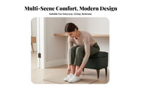 Tufted Storage Ottoman raiseTop Lid Footstool Comfortable Seating for Homeowners