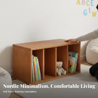 Cube Organizer Floor-Standing Stackable Storage Cube Minimalist Design for residents