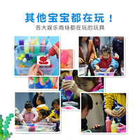 Kids Magic Water Elf DIY Ocean Animal Craft Kit with Glowing Pigments and Landscape Bottle