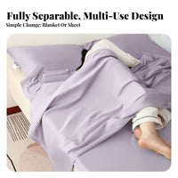 Detachable Sleep Sack Separable Design Travel Sheet Lightweight for Backpackers