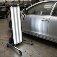 Floor Standing Panel Light Rectangular Panel Wheeled Repair Light Adjustable