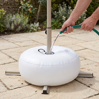 Round Water Weight Bag for Outdoor Umbrella Base, Beach Flagpole, and Moxibustion Stand