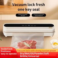 Mini Vacuum Sealer with Built-in Battery, Portable for Food Preservation