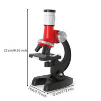 Microscope Toy with Accessories Educational Toy Microscope with Phone Holder Science Kit STEM Beginner-Friendly for Beginners