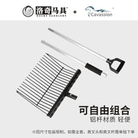 马粪叉铁草料叉可拆卸便携马房叉子叉头马具马术用品工厂8802039