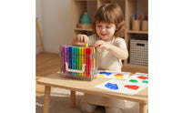 48 Pieces Transparent Storage Case Soft-Tip Markers Assorted Colors 48 Acrylic Markers Acrylic Paint Pens for Drawing, Coloring