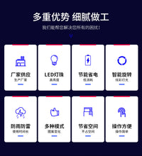 （下单备注插头）圆帽美发转灯 美容发廊旋转LED转灯户外防水挂墙理发店转灯灯箱美规/欧规 美规