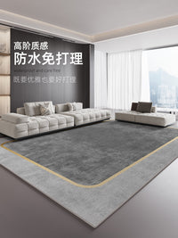 地毯客厅2025新款轻奢高级感房间卧室免洗可擦家用沙发茶几地垫大 160*230cm 【不掉毛 不起球】 19331