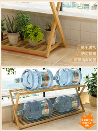 花架子室内阳台多肉植物花盆架现代客厅落地式多层置物架2025新款 【白色】2层68cm 加粗加固