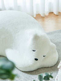 懒人趴趴熊客厅网红动物坐凳单人沙发儿童创意北极熊靠枕