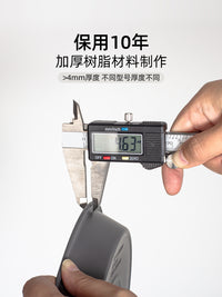 树脂花盆托盘塑料花托底座加厚接水托盘花盘底托花架盆景花盒垫底 白灰色5号内直径15.5cm