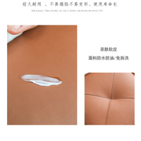 日式坐墩蒲团科技布地上坐垫简约矮凳沙发凳玄关换鞋凳客人榻榻米 薄荷蓝 M码（38*38*14cm）EPP颗粒填充