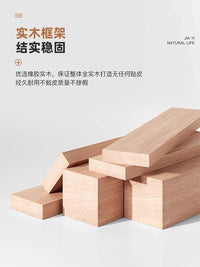 三梦小凳子家用门口换鞋凳实木矮凳坐墩创意款客厅沙发软包方板凳 白色筛子-大号【热销爆款】