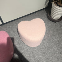 北欧爱心矮凳小户型客厅沙发凳订婚礼物家用门口换鞋凳ins凳子