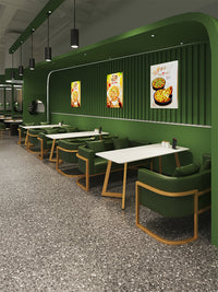 网红披萨奶茶店桌椅组合音乐餐吧休闲商用咖啡厅茶楼餐厅卡座沙发