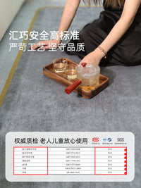 地毯客厅2025新款轻奢高级感房间卧室免洗可擦家用沙发茶几地垫大 160*230cm 【不掉毛 不起球】 19331