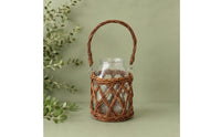 Glass Hanging Vase Decorative Display Wall-Mounted Glass Planter Minimalist