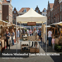 Foldable Market Stall Rainproof Instant-Setup Event Tent Waterproof Commercial Canopy for Businesses, Homeowners Markets, Commerce Shows, Parties