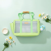 Foldable Cat Backpack Carrier Large Capacity Animal Mesh Backpack for Outdoor