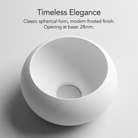 Frosted Glass Globe Lamp Shade, Kitchen Lighting Glass Globe, Minimalist Frosted #variant:Diameter 13.8cm, Height 12cm, Bottom Opening 8cm