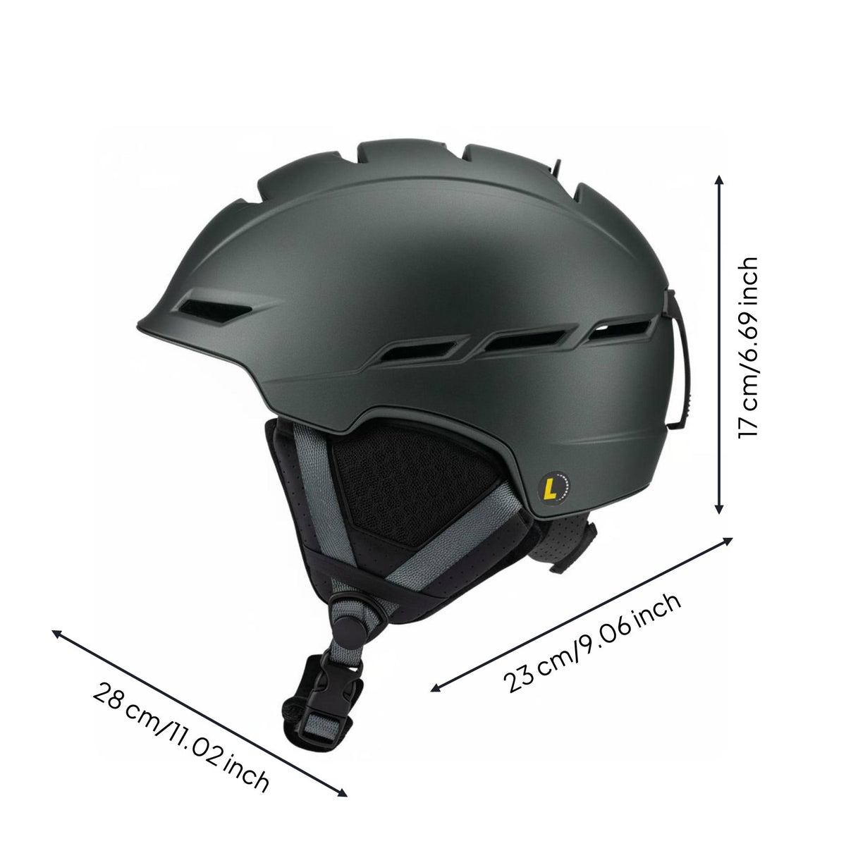 Ski Helmet Warm Snowboard Helmet Shock Absorbing for Adults