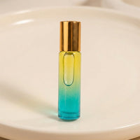 Lip Plumper in a Gradient Glass Bottle, Hydrating Care for Dry Chapped Lips, Rollerball Enhancer with 10ml Capacity, 37g Weight and 3-Year Life