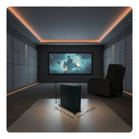 Rubber Shock Absorption Block Noise Reducing Floor  Absorber High Soundproof Floor Brick for Home Theater, Audio Production Studio, Factory