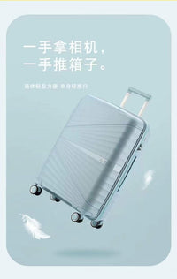 拉链行李箱拉杆箱男女学生密码箱旅行箱万向轮静音密码箱28寸大