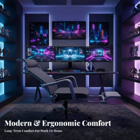Ergonomic Recliner with Footrest Adjustable spine support Reclining Mesh Chair