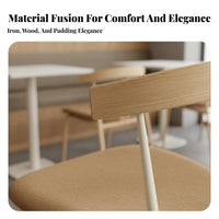 Minimalist Metal Frame Chair Modern Design Seating Furniture Designer Inspired Long-Lasting Construction for Dining Room