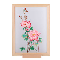 DIY Embroidery Kit for Beginners - Cherry Blossom, Swallow, Koi, or Lycoris Radiata Designs with Frame