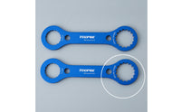2 Pieces Aluminum Alloy Bottom Bracket Wrench Double-Ended Bike Bottom Bracket Wrench Flat Notched for Cyclists, Mechanics, Bike Maintenance, Workshop
