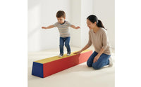 Foam Balance Beam Angled Sides Sensory Balance Beam Multicolor Training Equipment for Young Children, Preschoolers