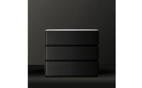 Bedside Cabinet with Drawers Floor-Standing Nightstand with Drawers No Assembly Required Nightstand for Bedroom, Apartment