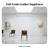 Cushioned Chair with Rear Supportrest Light Luxury Curved Rear Supportrest Dining Chair Italian Aesthetic Modern Design