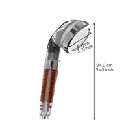 High Pressure Shower Head, Filtered Handheld Shower, Water-Saving, Bathroom, Adjustable, Set