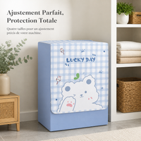 Washing Machine Cover Waterproof Sunscreen Dustproof for Front Load Washers
