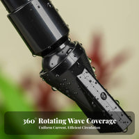 Power Circular Motion Nozzle Simulates Current Automatic Rotating Water Circulator Nozzle Submersible 360-Degree Design Degree Rotating Water Outlet