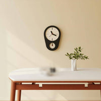 Wall Clock with Day Display Simple Design Home Decor for Living Room